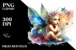 Colorful Fairy Stars PNG Product Image 3