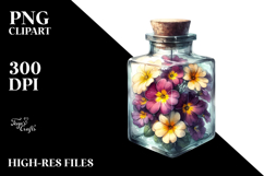 Vibrant Abstract Bottle Clipart Product Image 2