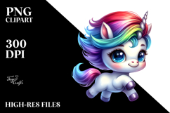 Funny Baby Unicorn PNG Product Image 2