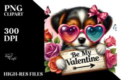 Puppy for Valentine PNG Product Image 2