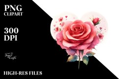 Rose-Shaped Heart Design Product Image 2