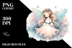 Washed Watercolor Whimsical Fairy Product Image 2