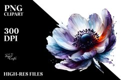 Abstract -like Anemone Clipart Product Image 3