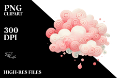Pinkish Whimsical Cloud PNG Product Image 2