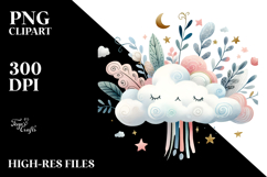 Whimsical Cloud PNG Product Image 2