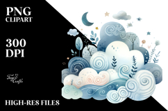 Whimsical Cloud PNG Product Image 2