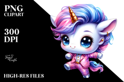 Dancing Baby Unicorn PNG Product Image 2