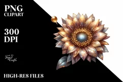 Sunflower Watercolor | Sublimation | Clipart Product Image 1
