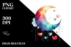 Adorned Half Moon PNG Product Image 2