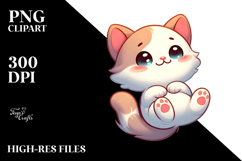 Cute Kitten Vector Art PNG Product Image 2