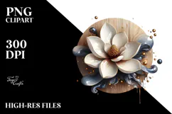 Abstract y Magnolia, Transparent PNG Product Image 2