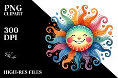 Colorful Smiling Sun Design Product Image 2