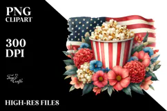 Vintage Popcorn Flowers, 20 oz Tumbler Product Image 2