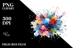 Colorful Brushstroke, Transparent PNG Product Image 2