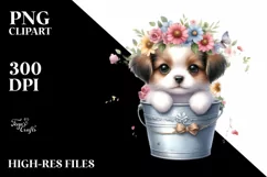 Cute Baby Dog PNG Product Image 3