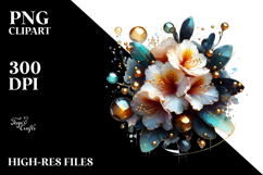 Abstract Glossy Rhododendron, Transparent PNG Product Image 2