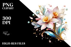 Abstract Pastel Glossy Daisy Made of Product Image 3