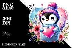 Colorful Baby Penguin, Transparent PNG Product Image 2