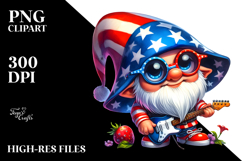 Funny Gnome for 4th of July PNG Product Image 2