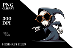 Goofy Cartoon Reaper with Oversized Sunglasses Product Image 2