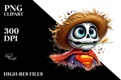 Funny Goofy Skeleton PNG Product Image 2