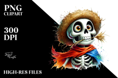 Funny Goofy Skeleton PNG Product Image 2
