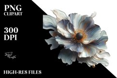 Abstract Glossy Anemone | Sublimation | Clipart Product Image 3