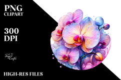 Orchid Round Transparent PNG Product Image 2