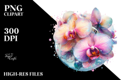 Orchid Round Transparent PNG Product Image 2