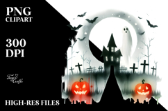 GHOST Retro Halloween PNG Product Image 2