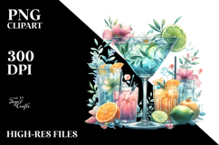 Back View of Cocktail PNG Product Image 2