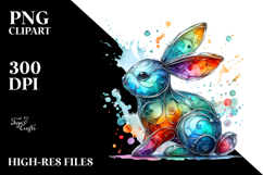 Colorful Bunny Made of PNG Product Image 2
