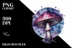 Detailed Mystical Mushroom PNG Product Image 1