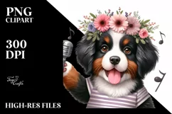 Bernese Mountain Dog Big Eyes | Wrestling Product Image 3