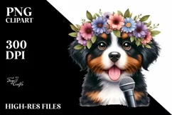 Bernese Mountain Dog Big Eyes | Wrestling Product Image 1