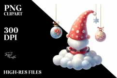 Simple Christmas Gnomes, High-Res PNG Product Image 1