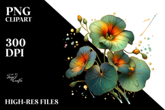 Nasturtium Made of -Like Material, High-Res PNG Product Image 2