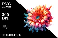 Vibrant Gerbera Flowers, Transparent PNG Product Image 3