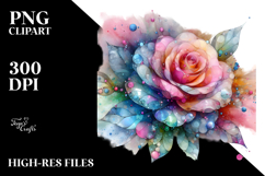 Vibrant Rose with Material PNG Product Image 2