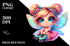 Vibrant Quirky Cute Baby Fary PNG Product Image 2