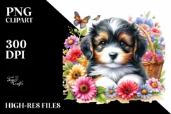 Colorful Baby Dog Clipart Product Image 3