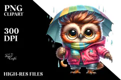 Baby Owl, Transparent PNG Product Image 2