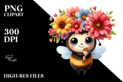 Colorful Baby Hummingbird | Sublimation | Clipart Product Image 2