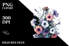 Vibrant Abstract Bottle Clipart Product Image 2