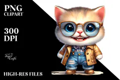 Colorful Baby Macaw Sunglasses Clipart Product Image 2
