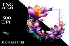 Glossy Golden Crocus PNG Product Image 2