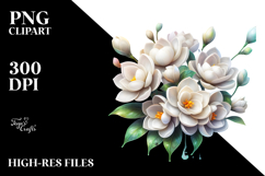 Gardenia Made of -Like Material, High-Res PNG Product Image 2