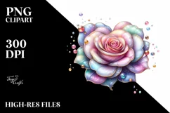 Detailed Vibrant Rose PNG Product Image 3