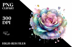 Detailed Vibrant Rose PNG Product Image 1