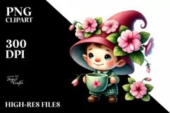 Baby Gnome Impatiens PNG Product Image 2